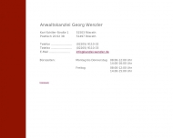Rechtsanwalt Georg Wenzler Homepage