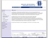 Website MGW Gleis- und Weichenbau-Verwaltungsgesellschaft