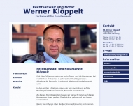 Bild Webseite Kl�ppelt Werner Rechtsanwalt und Notar Westerode
