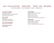 Bild Blohm Jrg u. Schlichter Bernhard Dr. u. Wsten Rainer Rechtsanwlte und Notare