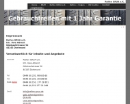 Website Regaad Reifenhandel