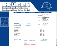 Bild Krger Fachgrohandel Arbeitsschutz, Berufsbekleidung, Technische