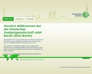 Website Deutsche Saatgutgesellschaft m.b.H. Berlin