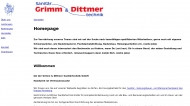 Website Grimm & Dittmer Sanitärtechnik