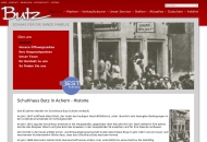 Website Butz Schuhhaus