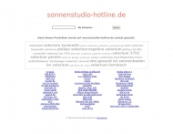 Bild Hotline Sonnenstudio