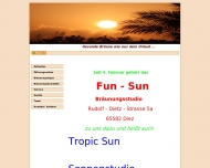 Website Fun-Sun Bräunungsstudio