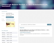 Bild Fitnessclub Balance Rcken- u. Herz-Kreislaufzentrum, Saunawelt