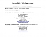 Bild Heym Klaus-Peter Dr. , Rth Dieter Dr. Dr. , Windischmann Franz Dr. Rechtsanwlte