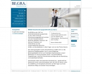 Website BE.GRA. Steuerberatungsgesellschaft