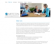 Website ARTCON Steuerberatungsgesellschaft