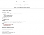 Bild Glssner Alexander Steuerberater Rechtsbeistand