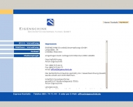 Website Eigenschink Grundstücksverwaltung