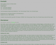 Website Planungsb�ro Sasse & Fr�de