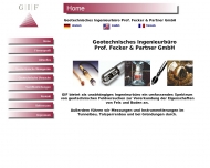 Bild Geotechnisches Ingenieurbro Prof. Fecker und Partner GmbH