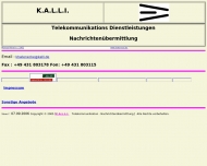 Bild K.A.L.L.I. Telekommunikations Dienstleistungen K. H. Wienecke-Hltje Dipl.-Ing.
