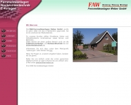 Website FAW-Fernmeldeanlagen Weber
