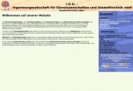 Bild I.G.U. Ingenieurgesellschaft fr Geowissenschaften und Umwelttechnik mbH