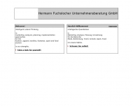 Website Fuchslocher Hermann Unternehmensberatung