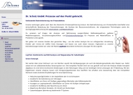 Website Dr. Schniz Gesellschaft für Computersimulation und Unternehmensberatung