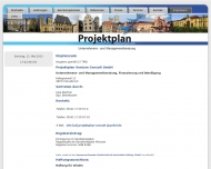 Website Projektplan Venture Consult