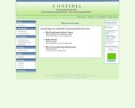 Website Confidia Wirtschafts- und Unternehmensberatungs
