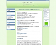 Website Confidia Wirtschafts- und Unternehmensberatungs