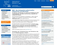 Website Bundesverband der Dolmetscher und Übersetzer