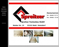 Website Spreitzer Trockenbau
