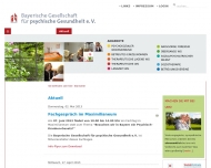 Bild Bayerische Gesellschaft fr psychische Gesundheit e.V. Sektion Allgu