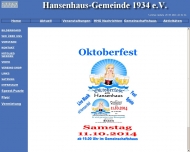 Bild Hansenhaus-Gemeinde 1934