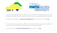 Bild RWTH Aachen, Institut fr Bergbaukunde I