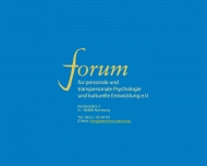 Bild FORUM für personale und transpersonale Psychologie und kulturelle Entwicklung Nürnberg e.V.