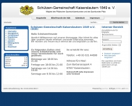 Bild Schtzen-Gemeinschaft Kaiserslautern 1849 e.V.