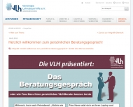 Website LOHNSTEUERHILFEVEREIN Vereinigte Lohnsteuerhilfe