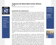 Website Taekwon-Do Black-Belt-Center Rheine