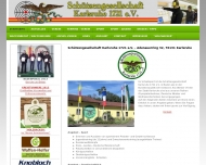 Website Schützengesellschaft Karlsruhe 1721