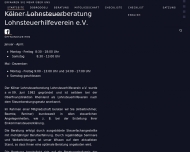 K?lner Lohnsteuerberatung Lohnsteuerhilfeverein e. V. - Startseite