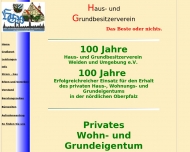 Bild Haus- und Grundbesitzerverein Weiden und Umgebung e.V.