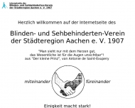 Bild Blindenverein Aachen Stadt u. Land e.V.