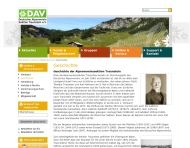 Website Alpenverein Sektion Traunstein Unter den Arkaden