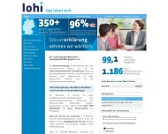 Website Lohnsteuerhilfe Bayern