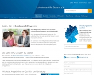 Website Lohnsteuerhilfe Bayern