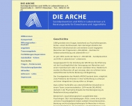 Website Die ARCHE - Suizidprävention und Hilfe in Lebenskrisen
