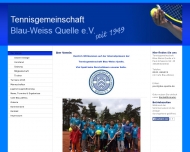Bild Tennisgemeinschaft Blau-Weiss Quelle e.V