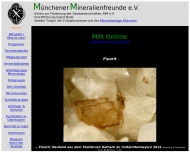 Bild Mnchener Mineralienfreunde Vereinigung zur Frderung der Geowissenschaften (MM) e.V.