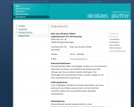 Website Platter Dipl.-Ing. Nicolaus