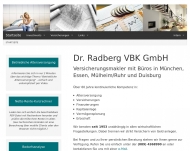 Website Dr. Radberg VBK