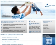 Website Delta Direkt Lebensversicherung