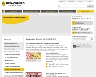 Website HUK Coburg Versicherungen, Bausparen, Vertrauensmann Frank Nitzsche Versicherungsagentur